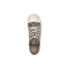 Paris lage Sneakers “Tan Allover Logo Cotton and White Rubber” 688754W3RQ22298
