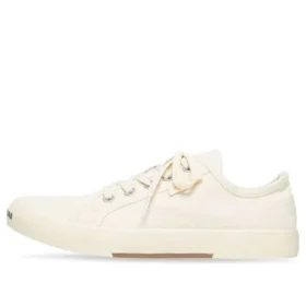 Paris lage Sneakers “White Destroyed Cotton and White Rubber” 688757W3RC59090