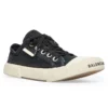 Paris lage Sneakers “Zwart versleten katoen en wit rubber” 688754W3RC21090