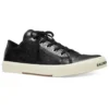 Paris lage Sneakers “Zwart versleten katoen en wit rubber” 688754W3RCB1090