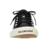 Paris lage Sneakers “Zwart versleten katoen en wit rubber” 688754W3RCB1090