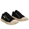 Paris lage Sneakers “Zwart versleten katoen en wit rubber” 688757W3RC21090