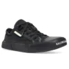 Paris lage Sneakers “Zwart versleten katoen en zwart rubber” 688754W3RP21010