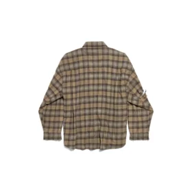 Paris Liberty gelaagd shirt oversized “Donkergroen” 794656TQM202880
