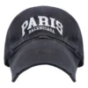 Paris Logo-baseballpet “Washed Black White” 680748-410B2