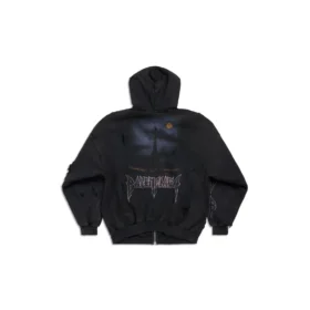 Paris Moon Bovenkleding Hoodie met rits, oversized “Zwart” 744444TOVE51055
