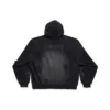 Paris Moon Hoodie zonder zakken, oversized “Black Faded” 744462TOVE31055