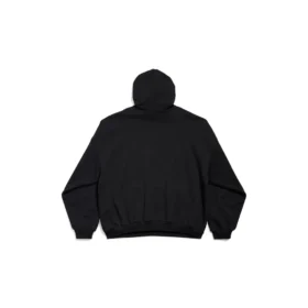 Paris Strass-Hoodie, ruime pasvorm “Black” 803265TRVL41000