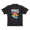 Paris Tropical T-shirt Medium Fit “Zwart” 764235TPVL91569