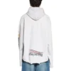 Paris Upside Down Hoodies oversized “White” 698156TMVD19000