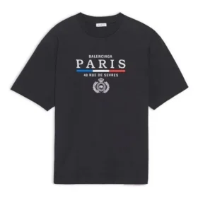 Paris-versie met korte mouwen, zwart 594599TGV481000