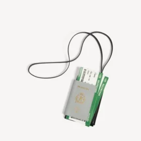 Paspoort-telefoonhouder voor heren in Balenciaga-grijs