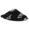 Pluizige slippers “Allover Logo – Zwart” 699675W2B411090