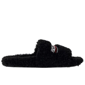 Pluizige slippers “Black” 654261W2DO11096