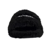 Pluizige slippers “Black” 654261W2DO11096