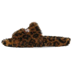 Pluizige slippers “Leopard” 654261W2F119634