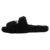 Pluizige slippers “Zwart” 654747W2DO11096