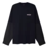 Political Campaign gelaagd T-shirt oversized “Black” 698631TKVJ19070
