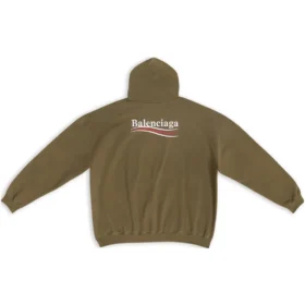 Political Campaign Large Fit-Hoodie “Khaki” 620973TKVI92463