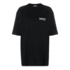 Political Campaign shirt, grote maat, korte mouwen, zwart 620941TIV521070