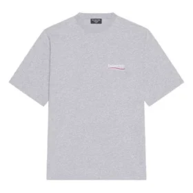 Political Campaign T-shirt, Large-pasvorm, “Grijs” 641675TKVJ11379