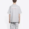 Political Campaign T-shirt, Large-pasvorm, “Grijs” 641675TKVJ11379