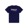 Political Campaign T-shirt, medium pasvorm “Pacific Blue White” 620967TKVJ11195