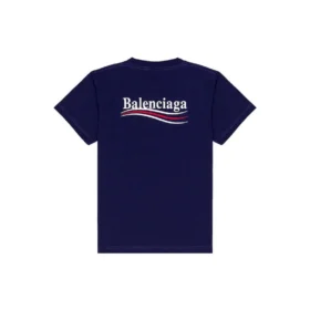 Political Campaign T-shirt, medium pasvorm “Pacific Blue White” 620967TKVJ11195
