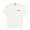 Political Campaign T-shirt met borduursel, ruime pasvorm en ronde hals “Wit” 641655TKVJ19084