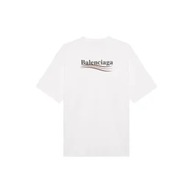 Political Campaign T-shirt met korte mouwen, wit 620941TIV529040