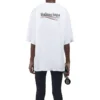 Political Campaign T-shirt met korte mouwen, wit 620941TIV529040