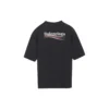 Political Campaign T-shirt met korte mouwen, zwart 570791TAV441000