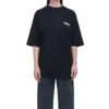 Political Campaign T-shirt met korte mouwen, zwart 570791TAV441000