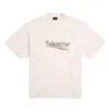 Politiek stencil-T-shirt “White Black” 764235TQVI59784