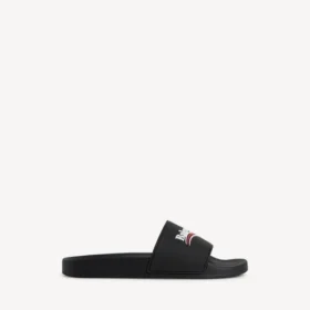Pool-sandalen voor heren in zwart