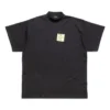 Post It T-shirt oversized “Washed Black” 739028TOVD41055