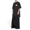 Post It T-shirt oversized “Washed Black” 739028TOVD41055