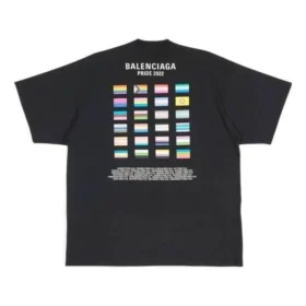 Pride 22 oversized katoenen T-shirt “Black White” 694576TMVO21070