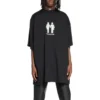 Pride 22 oversized katoenen T-shirt “Black White” 694576TMVO21070