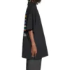 Pride 22 oversized katoenen T-shirt “Black White” 694576TMVO21070
