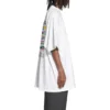 Pride 22 oversized katoenen T-shirt “White Black” 694576TMVO20904