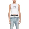 Pride 22 tanktop “White Black” 698102TMVO40904