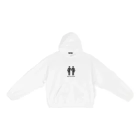 Pride-hoodie, boxy pasvorm “White” 651799TMVO30904