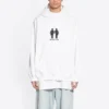 Pride-hoodie, boxy pasvorm “White” 651799TMVO30904