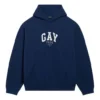 Pride-hoodie met boxy pasvorm “Navy” 651799TLV548561
