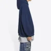Pride-hoodie met boxy pasvorm “Navy” 651799TLV548561