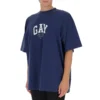 Pride T-shirt, boxy pasvorm “Navy” 651795TLV938561