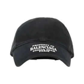 Property Of geborduurde Denim-pet “Black” 704097410B20107