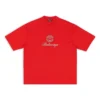 Qixi Crest T-shirt, medium pasvorm “Rood” 612966TMVL46971