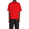 Qixi Crest T-shirt, medium pasvorm “Rood” 612966TMVL46971